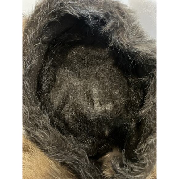 Coonskin Caps Adult Lg Set Of 4 Real Coon Tail Winter Hat Boone Davey Crockett - Picture 5 of 5